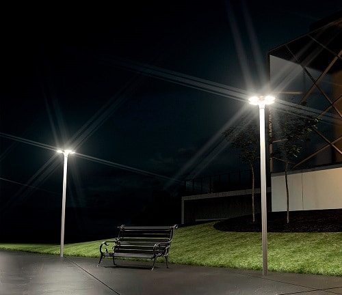 Park Light at Night | Luz del parque en la noche | Park Light la nuit | Parklicht bei Nacht